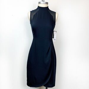 Cooper & Ella Black Dress with Gold Zipper Detail size XS